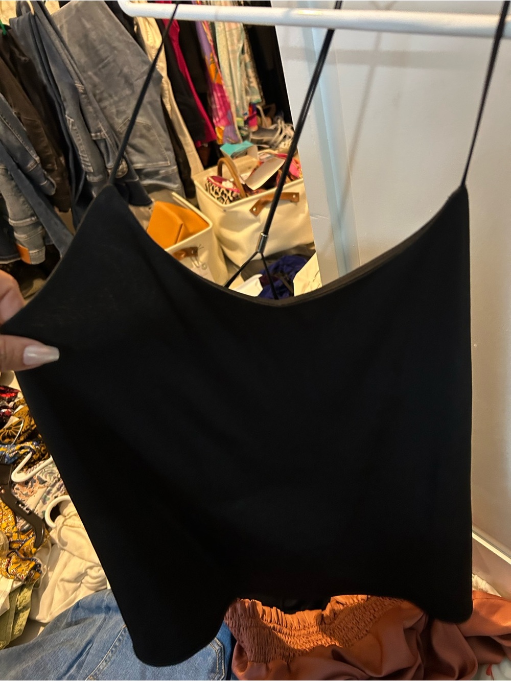 Express Black Spaghetti Strap Cami